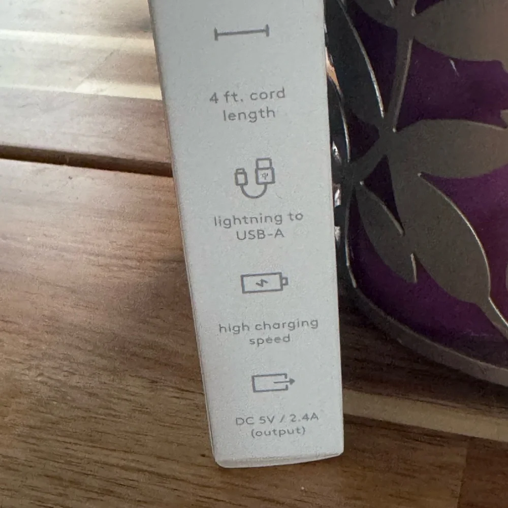 Heyday 4ft new Lightning to USB-A Charging Cable